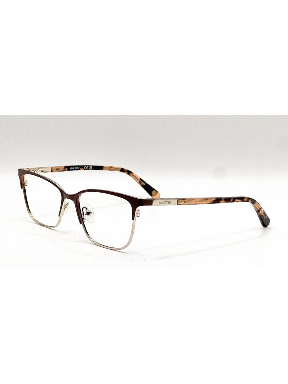 NEW NINE WEST NW1089 210 BROWN AUTHENTIC EYEGLASSES 52-16